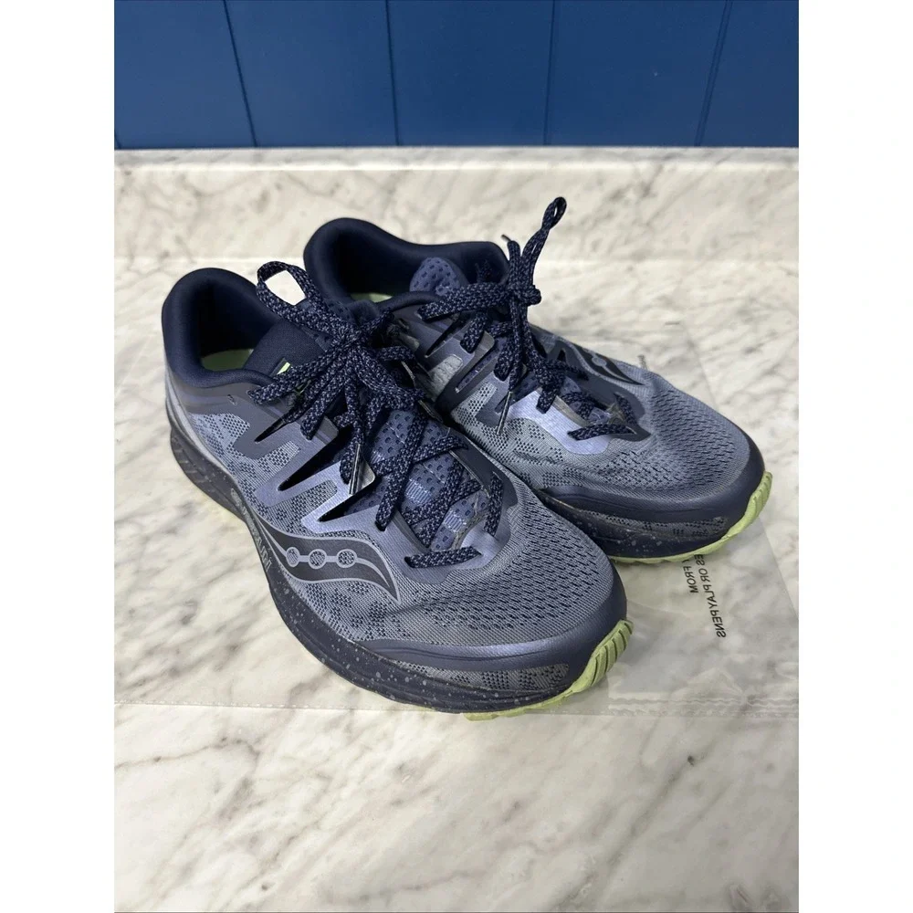 Saucony Everun ISO Women's Size 9.5 Blue Running Shoes S10466-1 Athletic Sneaker